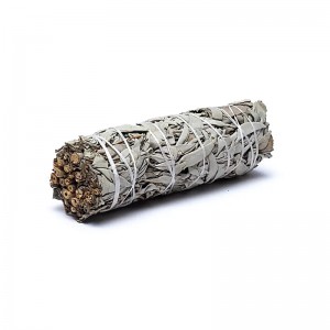 Φασκόμηλο Ερήμου Λευκό Καλιφόρνια 10cm 30gr - White Sage Smudge Stick